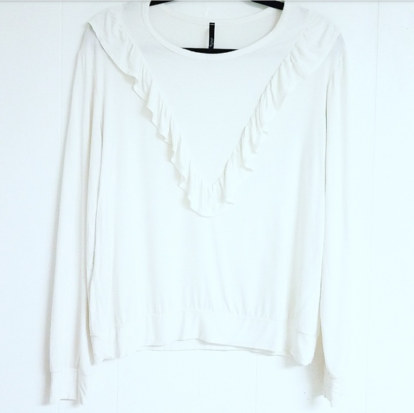 Shelly Tops - Shelly Front Ruffle Blouse